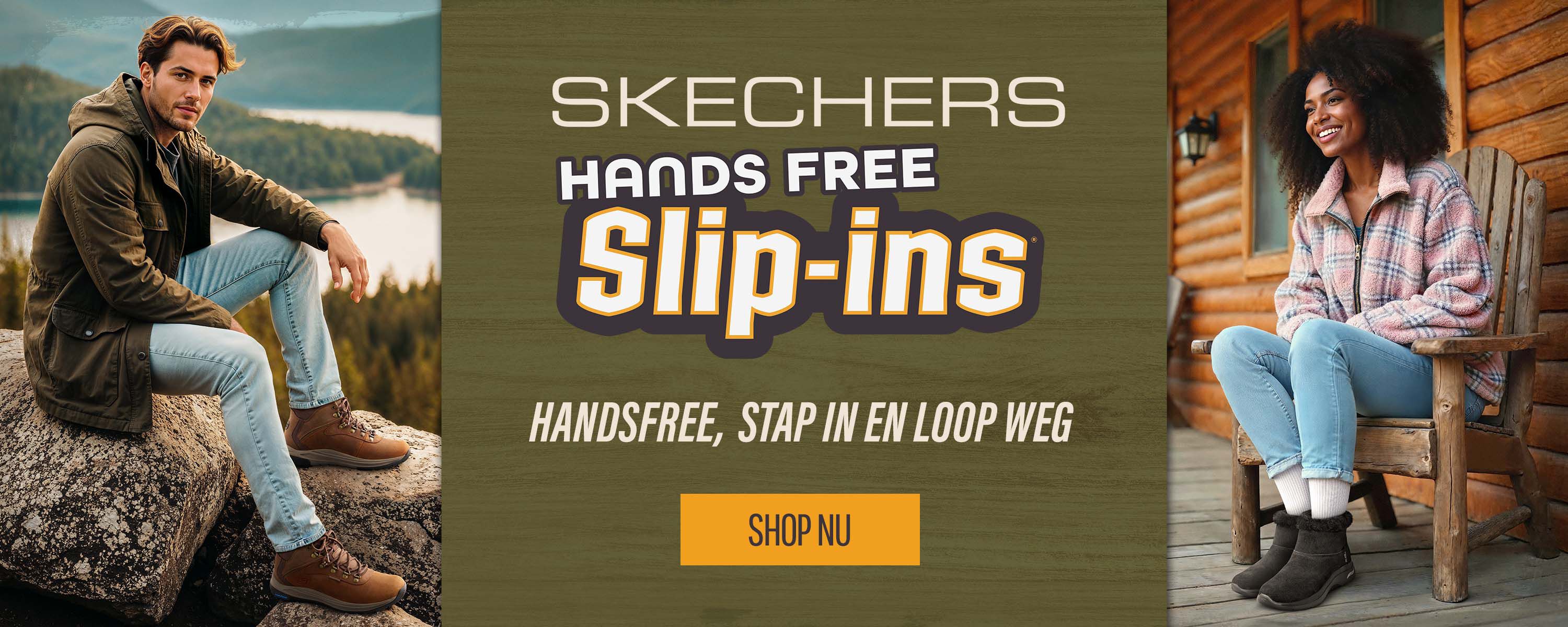 Hands free slip ins boots skechers